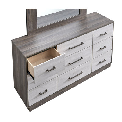 Aberdeen 7B0A13C41A5E43E7AAB40D4F9B96071F Dresser , Gray/Oak