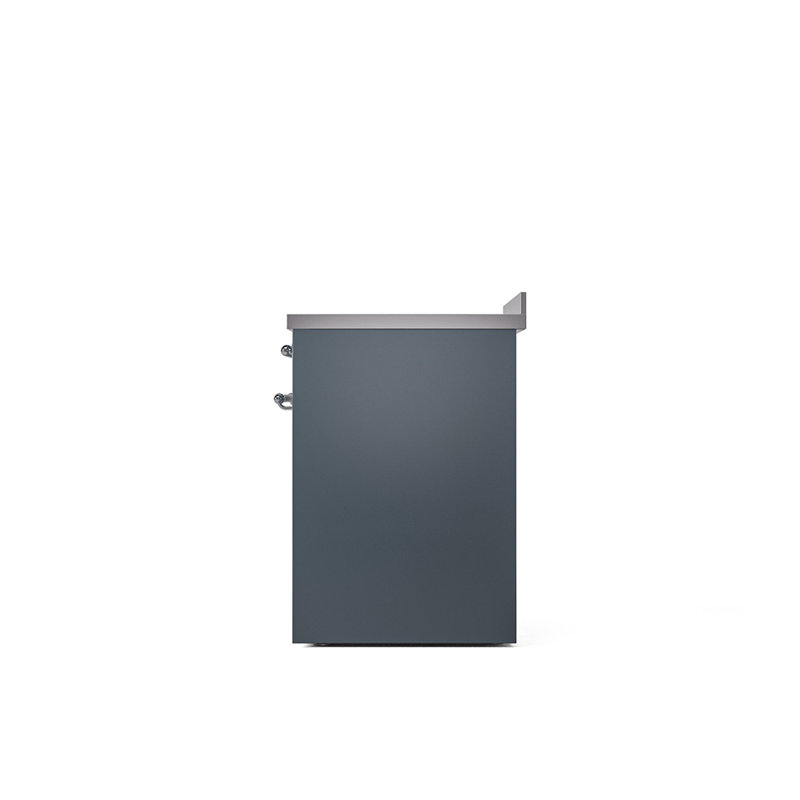 ILVE Nostalgie II 30 in Induction Range, Blue Grey/Chrome