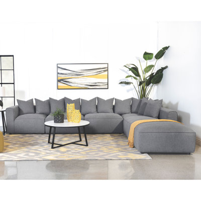 Amherst Grey 6-Piece Modular Sectional