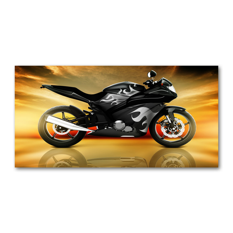 Motorcycle - Wrapped Canvas Print