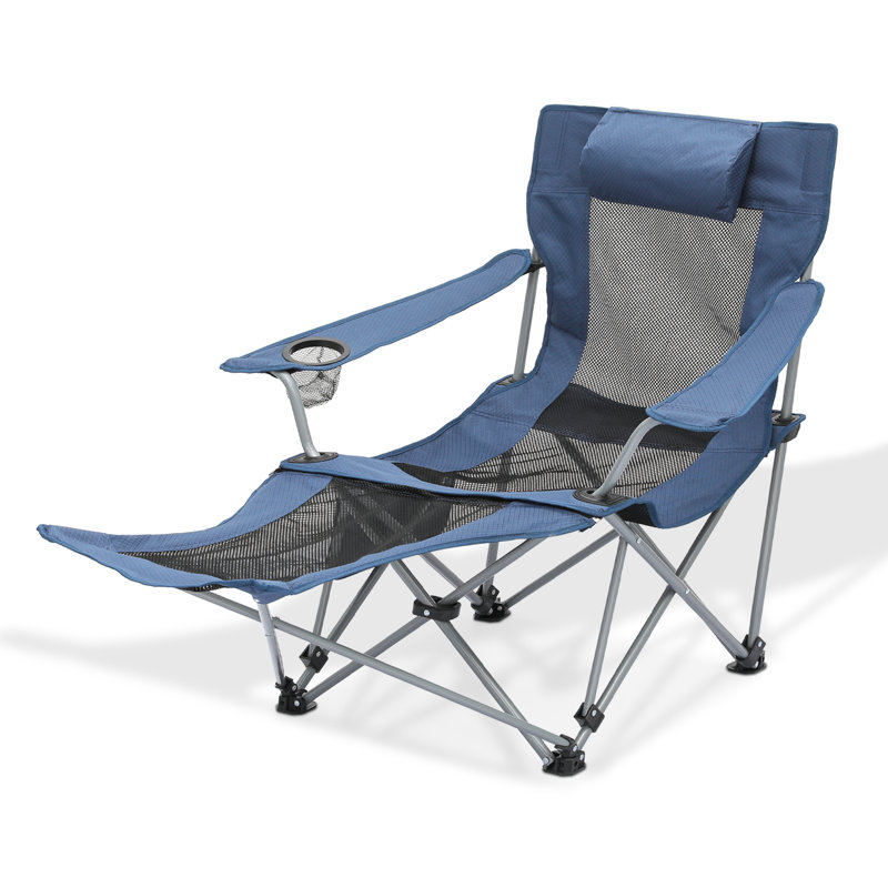 Fauteuil inclinable Priyanshi, Bleu acier