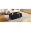 Table basse extensible et multifonctionnelle avec finition ultrabrillante, rangement caché et tiroirs pour le salon | Idée de cadeau