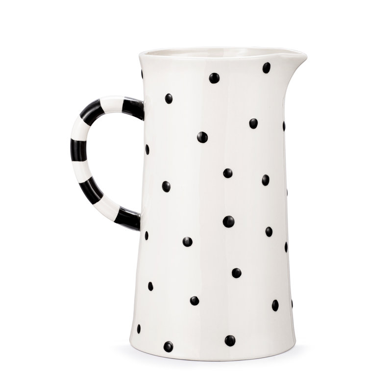Snowman Polka Dot Pitcher - 64Oz