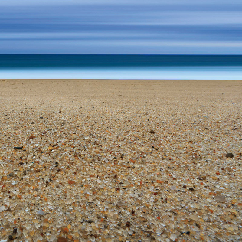 Verre sable, H 20 po x l 20 po