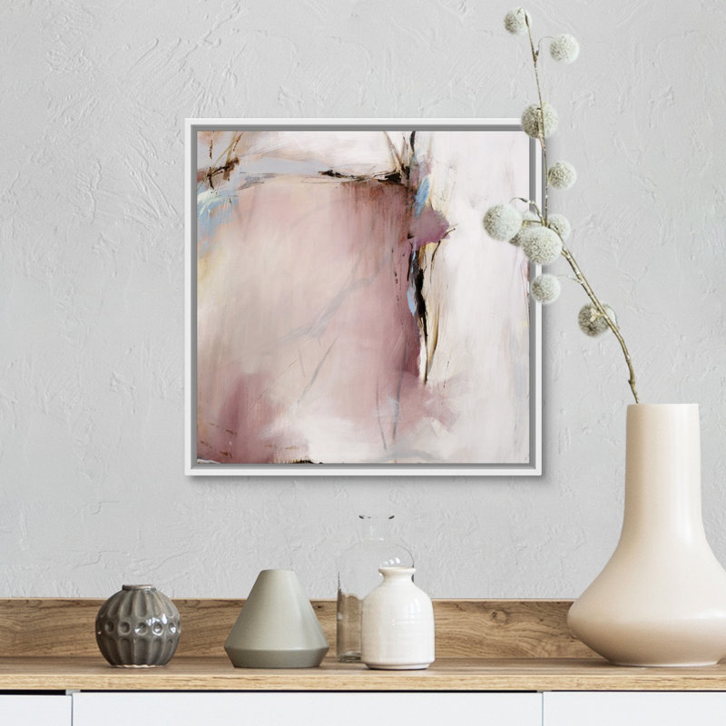 Dreamed A Dream - Print on Canvas, White Floater Framed, 14" H x 14" W x 1.75" D
