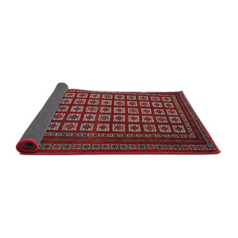 Tapis à aire brune contemporaine, Rond 5 pi