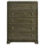 Commode 5 tiroirs Gerthold cacao foncé