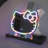 RGB Lighting Hello Kitty Mirror 2.0, App Control LED Makeup Mirror with Wall Mounting for Bedroom Decor