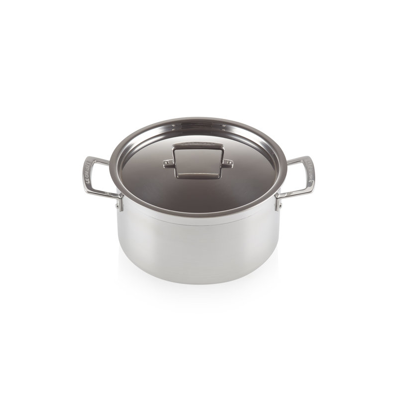 Le Creuset 3-Ply Stainless Steel Deep Casserole, 20cm