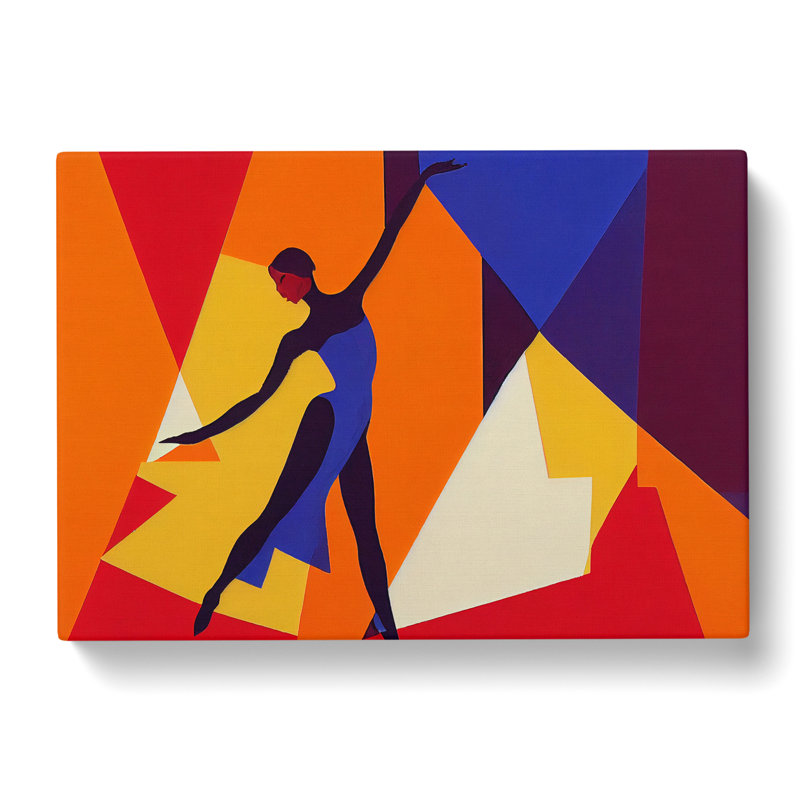 Abstract Woman Dancer Vol.1 - Wrapped Canvas, 40cm H x 60cm W x 3cm D
