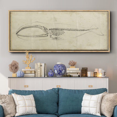 Whale Study I - Toile encadrée