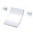 Sumerain Modern Wall-Mount Waterfall Bathtub Faucet, Double Handles Bathtub Faucet with Adjustable Height Spout, Chrome