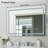 Frameless Led Bathroom Mirror,3 Colors Dimmable,anti-fog,memory Function,wall Mounted Lighted Vanity Mirror-1287647292