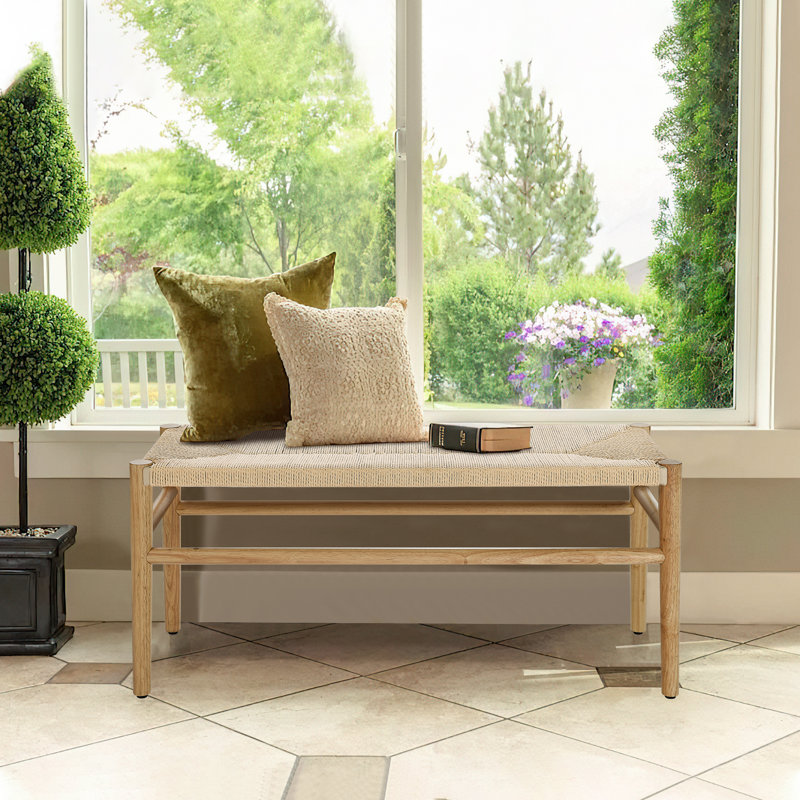 Banc en bois massif Keliann