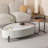 Simple oval rock table