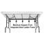 Table rectangulaire pliable à hauteur ajustable 60 po-91075705