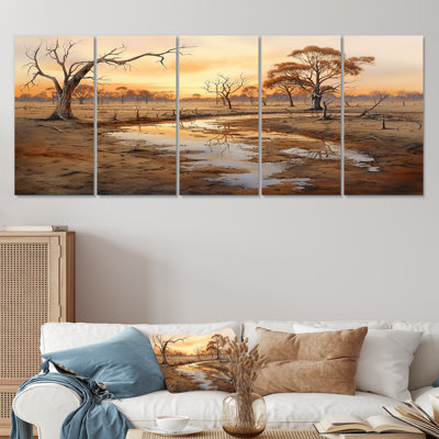 Australian Outback Landscape VI - Australia 5 Piece Wall Art Canvas