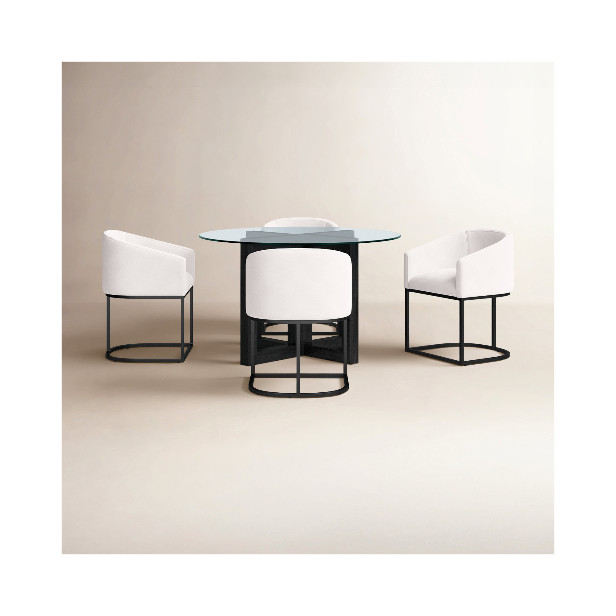 Blaze 5 - Piece Dining Set, White