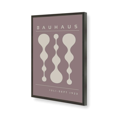 «Warm Taupe» rétro, affiche de Bauhaus II