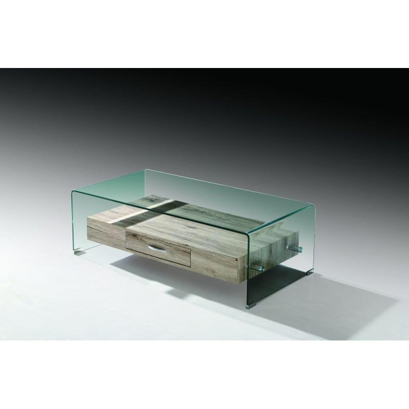 Table basse unie avec rangement Lupica