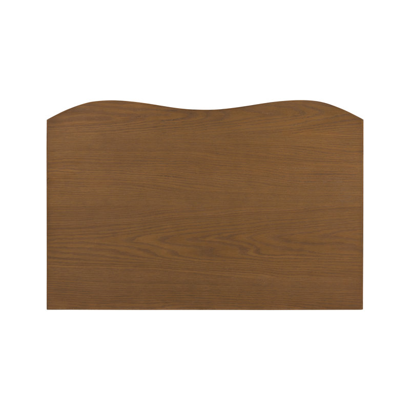 Tiago 3 - Drawer Solid Wood Nightstand, Toasted Oak