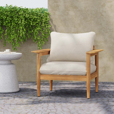 Méridienne d'extérieur en bois d'acacia Terassi