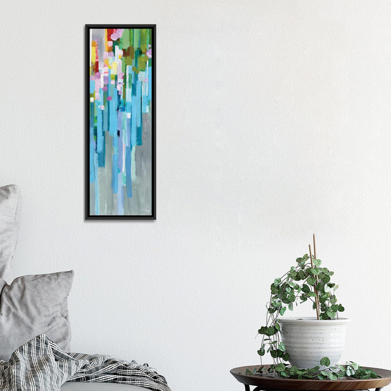 Rainbow Of Stripes Panel I by Danhui Nai - Wrapped Canvas Panoramic Gallery-Wrapped Canvas Giclée, 36" H x 12" W x 1.5" D