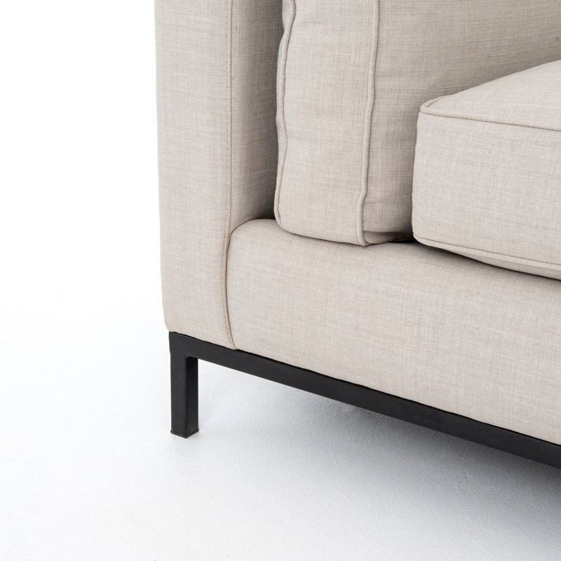 Grammercy Sofa, Beige Polyester Blend