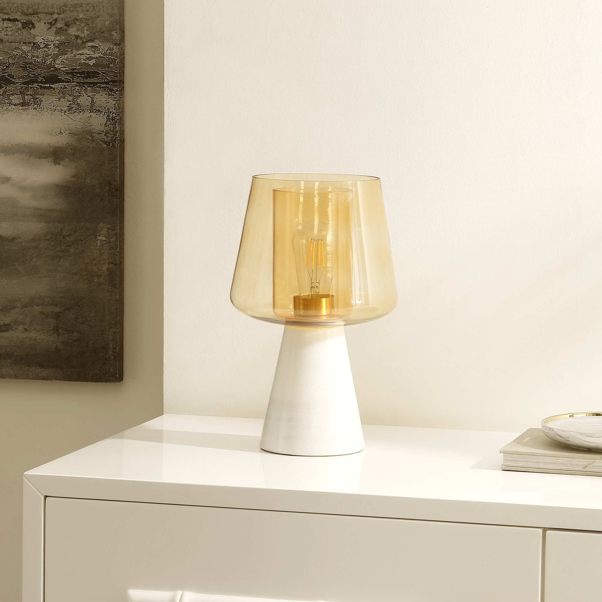Muriwai Marble Novelty Lamp
