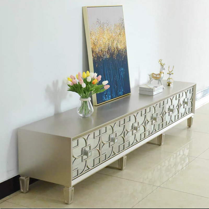 Large capacity TV cabinet beautiful and practical, 94.49"