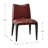 21" Wide Modern No Assembly Top-grain Genuine Leather Upholstered Dining Chair-975791171-982343447