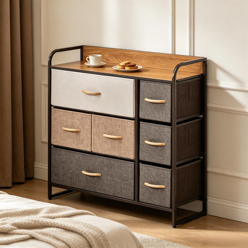 Armoire de rangement moderne avec tablette ouverte