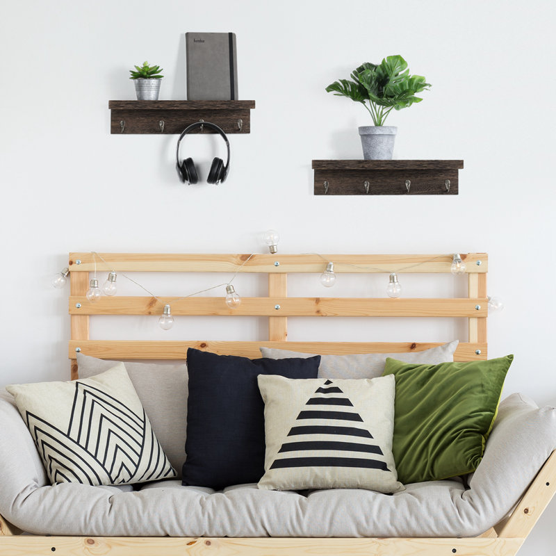 Chunta 2 Piece Floating Shelf