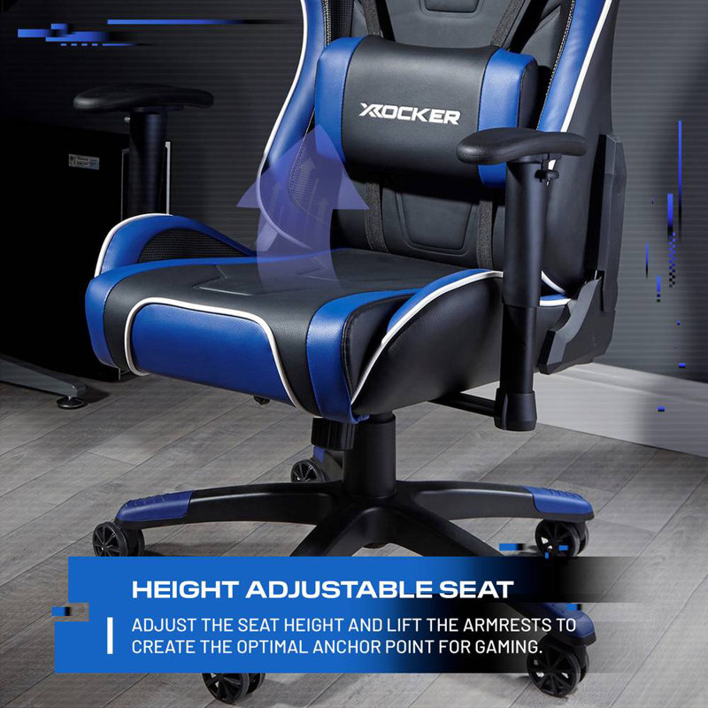 X Rocker Agility Esports Gaming Chair, Blue