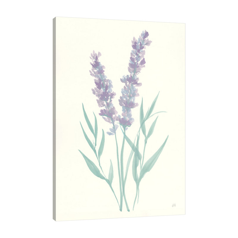 "Lavender I", toile tendue par Chris Paschke, H 24 po x l 16 po x P 1,5 po