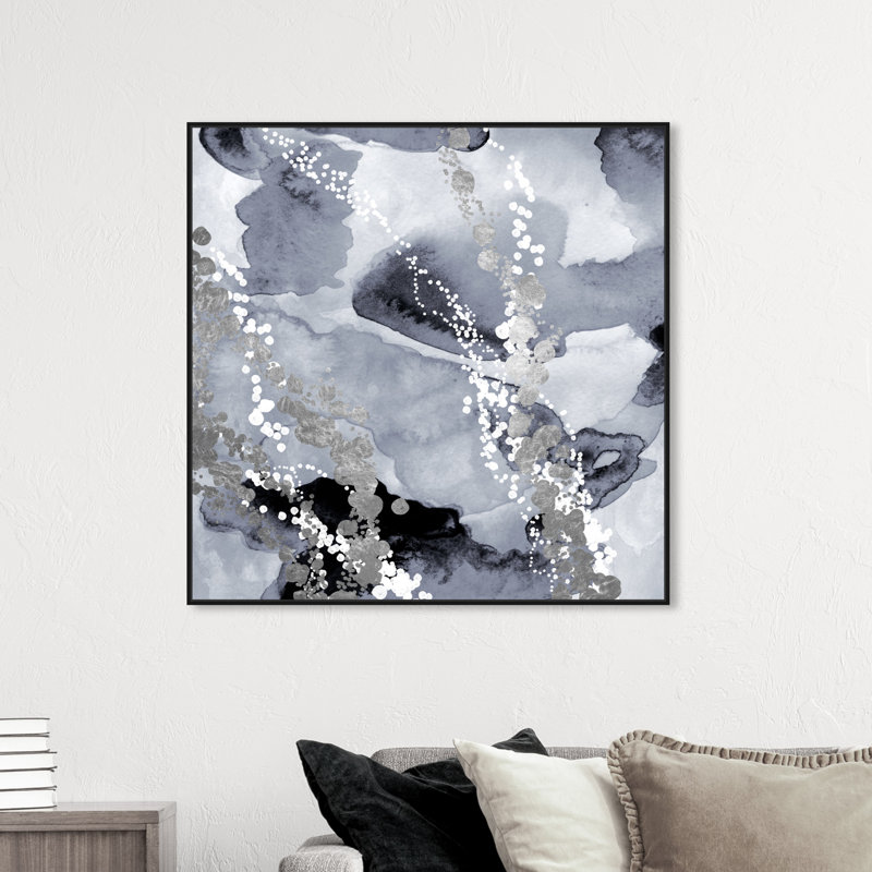 «Even More Love Silver», reproduction d'impression sur toile tendue, H 30 po x l 30 po, Toile tendue