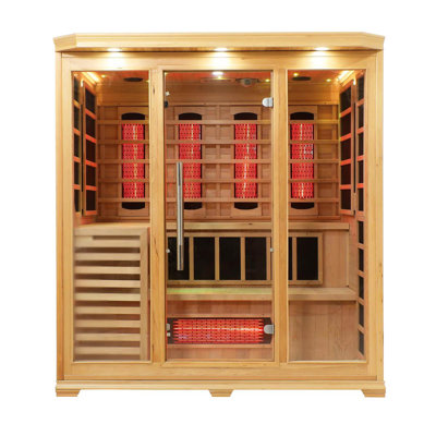 Vidalux 4-5 Person Solara Full Spectrum Sauna with Complete Heat