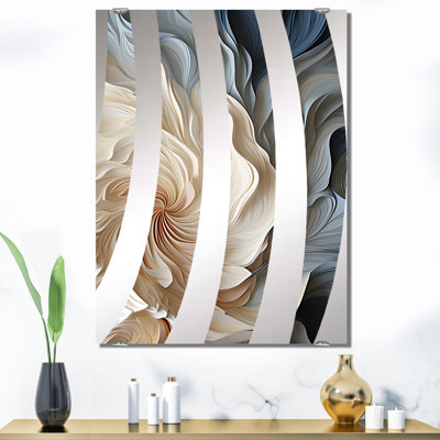 Miklo - Miroir mural géométrique abstrait