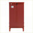 Cabinets, Cherry Finish Curio Display Cabinet with LED Lights, Adjustable Shelves, 2 Doors + Drawer | MDF+glass | Living Room-1753029001
