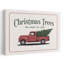 Red Christmas Truck by Andreas Magnusson - Wrapped Canvas Print-516262662