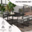 Square 5 - Piece 4 - People 120Cm L Outdoor Table Set