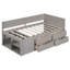 Lit de jour simple gris avec options d'organisation de tiroir et de tablette - Polyvalent. Structure solide. L 77,8 po x l 42,4 po x H 34,3 po. Assemblage requis. Matelas non inclus-651983749-651983751