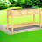 Multifunctional Dual-tier Wood Planters With Storage For Outdoor Use