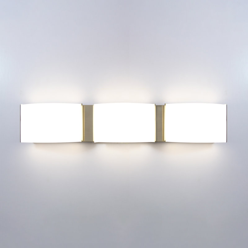  3-Light Modern LED Vanity Light Fixture Bathroom Lights