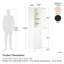 Armoire d'appoint haute 2 portes Gioia-492320239