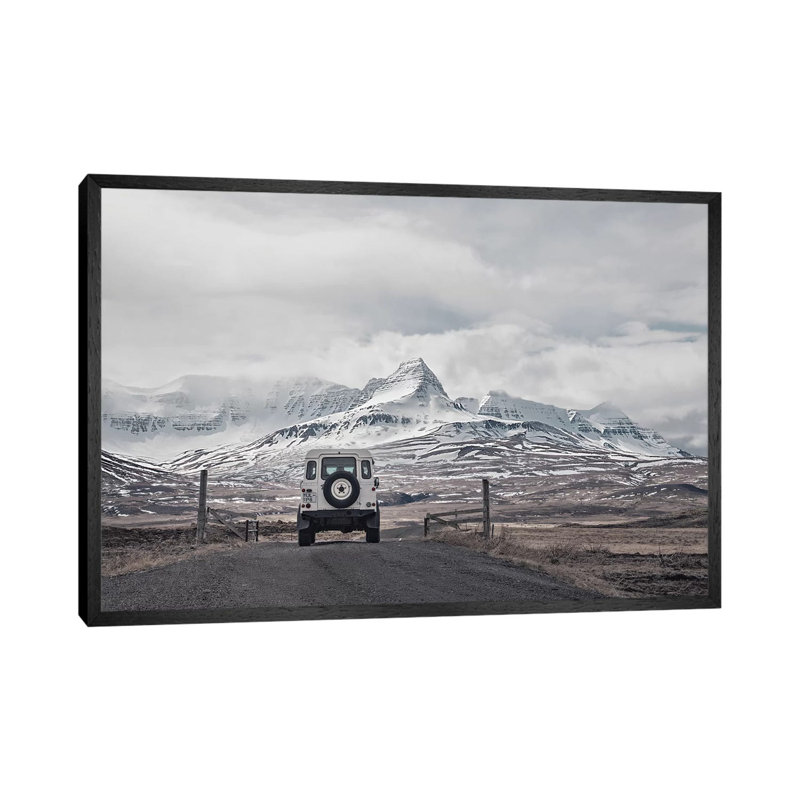 Roam The Planet Iceland I by Monika Strigel - Print on Canvas, 66.04cm H x 101.6cm W x 3.81cm D, Black Framed