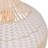 Calpella -Natural and White Rattan Light Pendant-2078343069