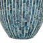Vase en nacre bleue fait à la main