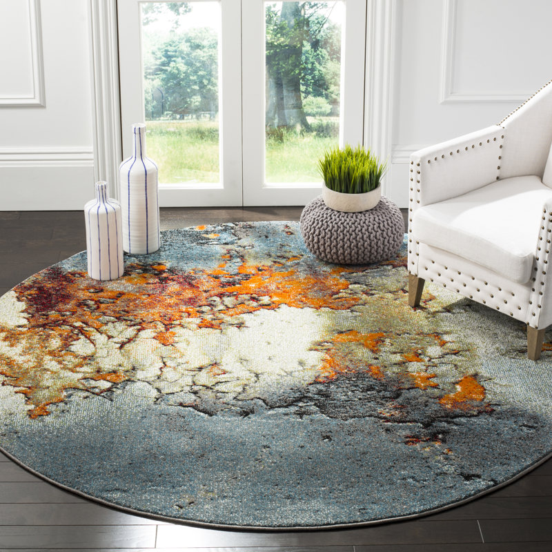Acord Performance Abstract Rug, Round 11'