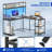 L-shaped Gaming Desk With Led Strip & Power Outlets Hutch Monitor Stand Cpu Stand-493616140